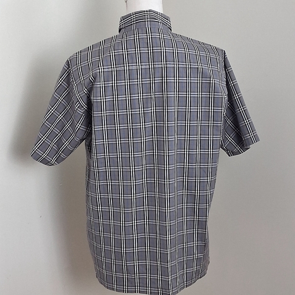 Burberry Black Label Nova Check Short Sleeve Shirt Size Small RARE!! - Picture 10 of 12